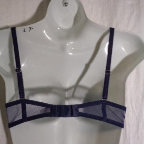 Victoria's Secret  bra 34B blue sequins lace - Picture 4 of 5